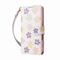 Foxdock Funda Tipo Cartera Floral Para Iphone 15 Pro Max ,Funda Con Tapa De Cuero Pu, Protección Antigolpes Con Ranuras Para Tarjetas Y Soporte