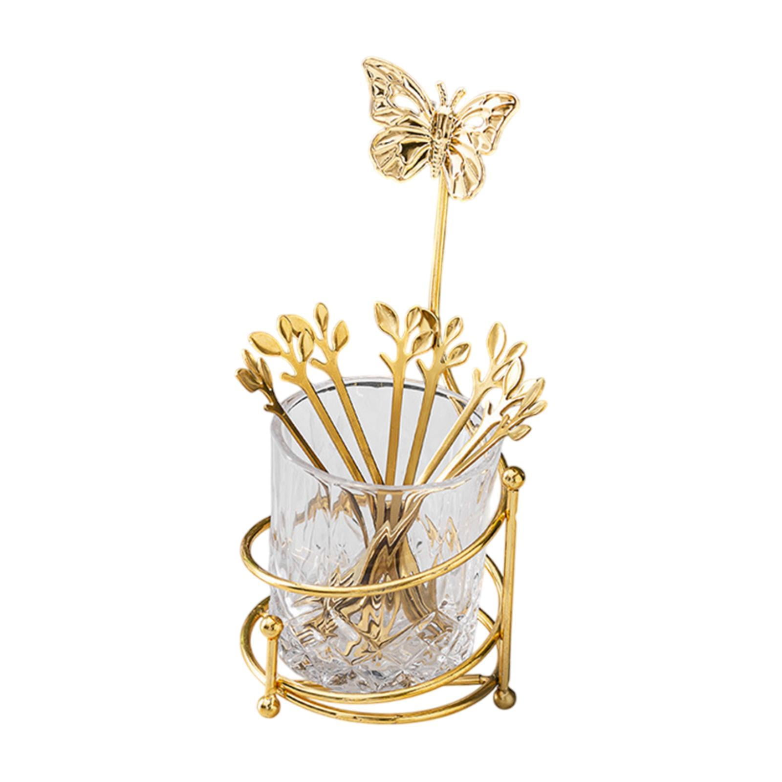 Magideal - Estante De Almacén De Abridores De Café, Titular De La Horquilla De Postres, Cultura Residencial Creativa -fücsters Organizador Para El Restaurante De Con Horquillas