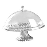 Magideal - Para Tartas Con Tapa, Resistente A Caídas, Forma Forma Forma Forma , Soporte Para Tartas Visible Funciones Para Postre, Bandeja Para Tartas, Merienda, 8In