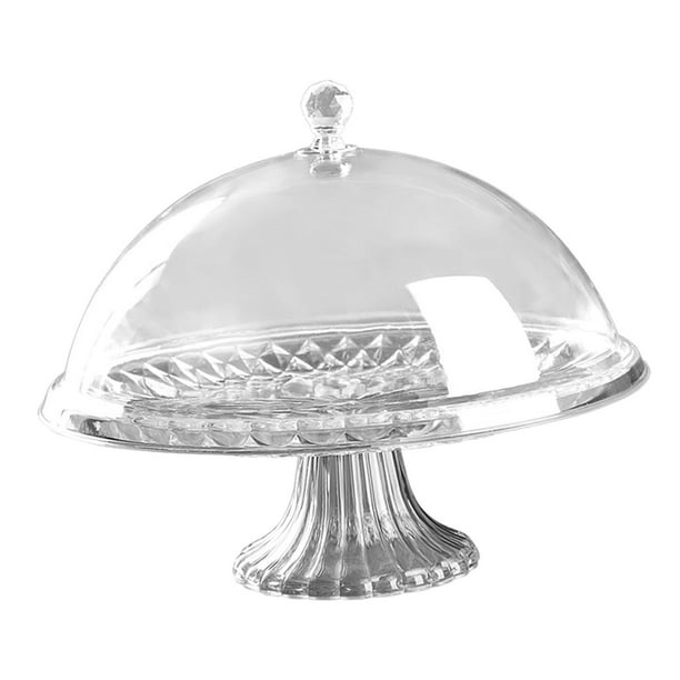 para Tartas con Tapa, Resistente a Caídas, Forma forma forma forma , Soporte para Tartas Visible funciones para Postre, Bandeja para Tartas, Merienda, 8in