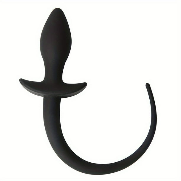 Silicone SM Dog Tail Butt Plug - Fox Tail Erotic Anal Plug Dildo for Prostate Massage and Pleasure - Perfect for Women and Men