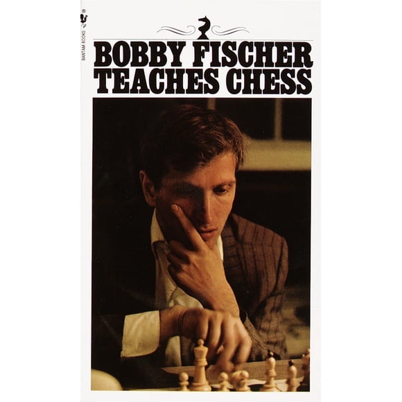 Libro Bantam Bobby Fischer enseña ajedrez