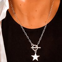 Bendito Amor - Collar Estrella Acero Inoxidable