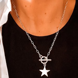 Bendito Amor - Collar Estrella Acero Inoxidable