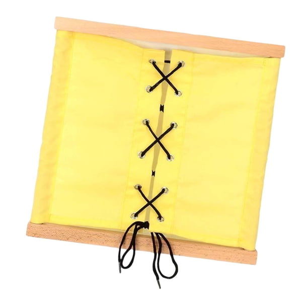 Montessori Toys Busy Board Cards Vestido De Aprendizaje Juguete De Viaje Para Cordones De Zapatos Para Niños Pequeños