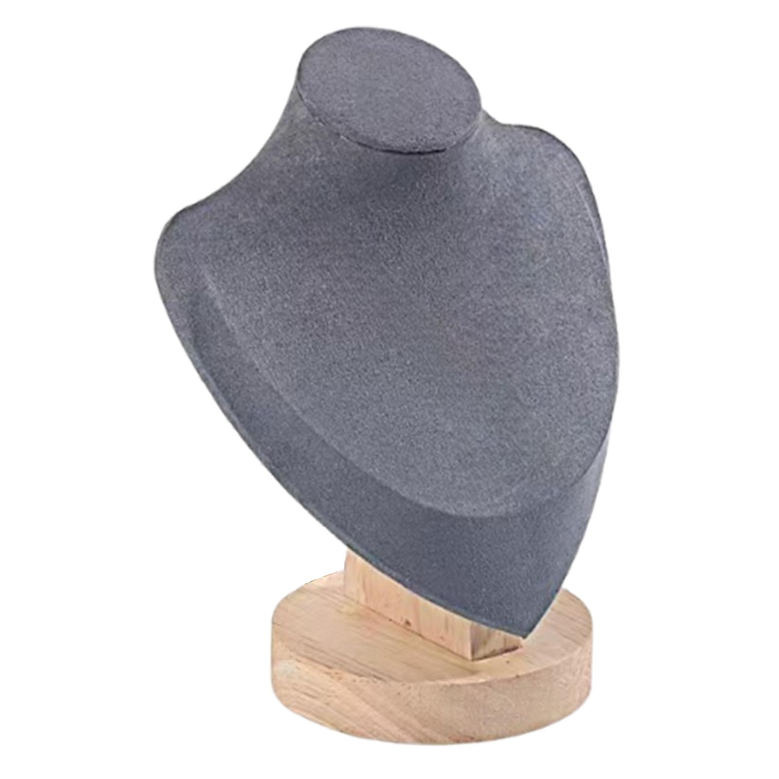 Magideal - Busto De Joyería, Collares, Expositor De Collares, Venta De Accesorios De Exhibición, Elegante Maniquí De Madera Para Collares, Para Exposición, Feria S
