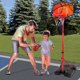 thumbnail image 5 of Canasta de baloncesto Hieoby para niños, altura ajustable de 1 a 6 años, 5 of 6