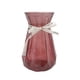 thumbnail image 1 of Florero Jarron Vidrio 19Cm Alto Flores Deco Burdeo, 1 of 2