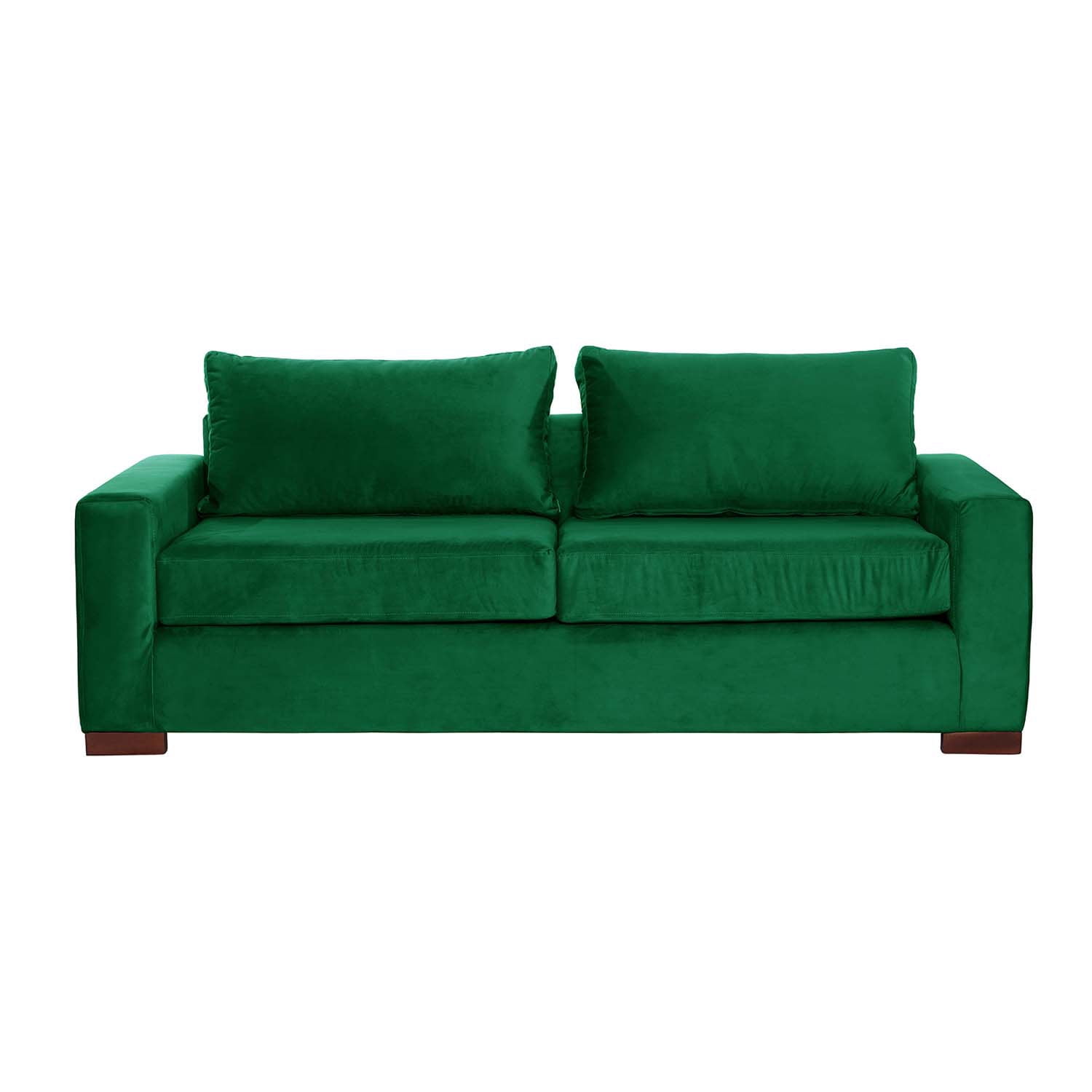 Latam Home - Sofá Livorno 3c Tela Velvet Verde