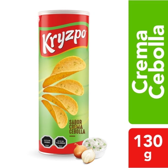 Papas Fritas Tarro Crema Y Cebolla 130 g Kryzpo