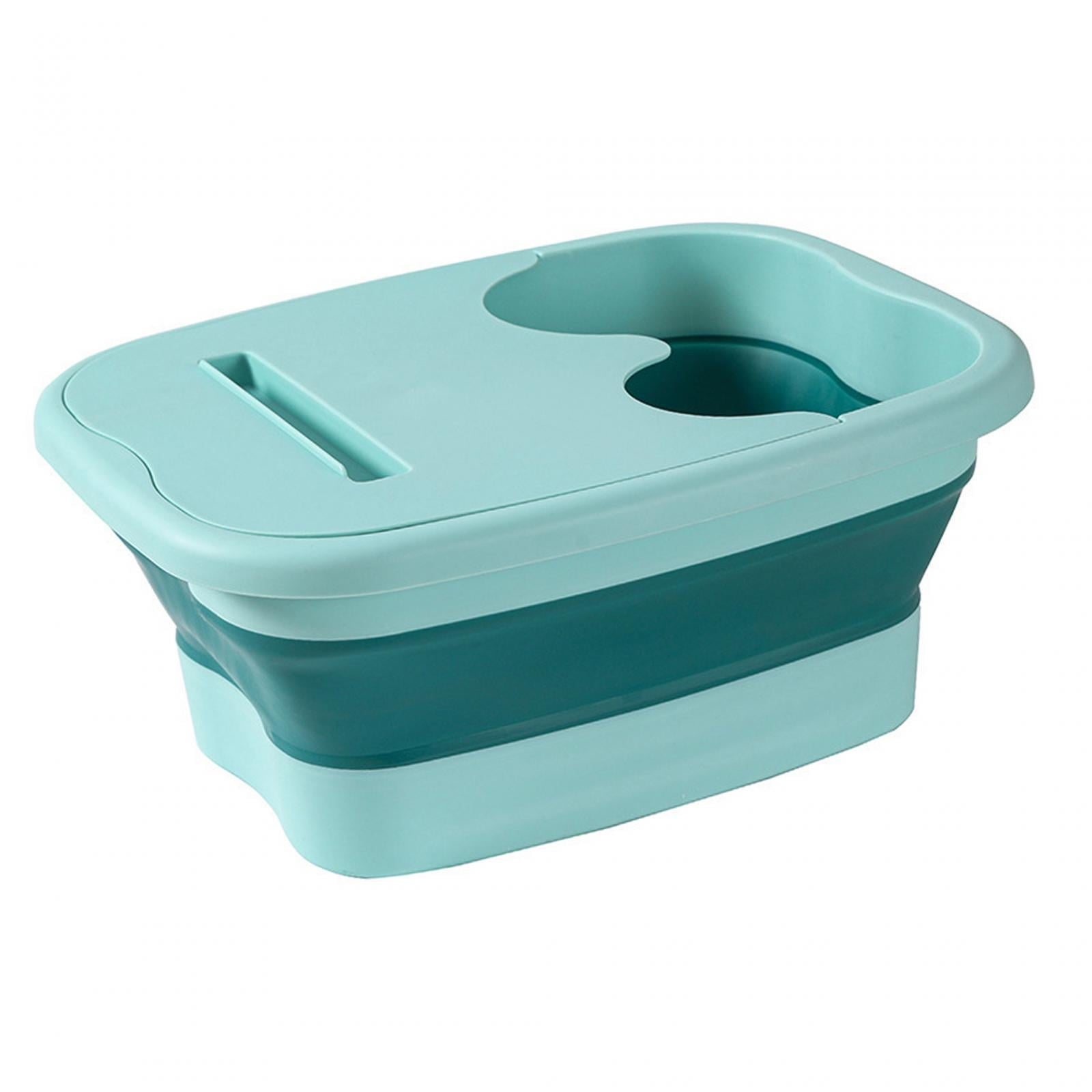 Ioensy - Tina De Pie Plegable Grande Para Remojo De Pies De Pedicura Pies De Remojo Pie Seco Agrietado Verde