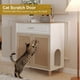 thumbnail image 4 of Gabinete de madera para arenero de gato Faceket 80x40x88 cm, 4 of 9
