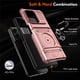 thumbnail image 5 of Para Motorola Moto G Power 2025 Funda de Teléfono con Soporte de Anillo para Dedo y Pata de Apoyo, Ranuras para Tarjetas, Resistente a Golpes de Alta Resistencia, Protectora Resistente Que Funciona, 5 of 7