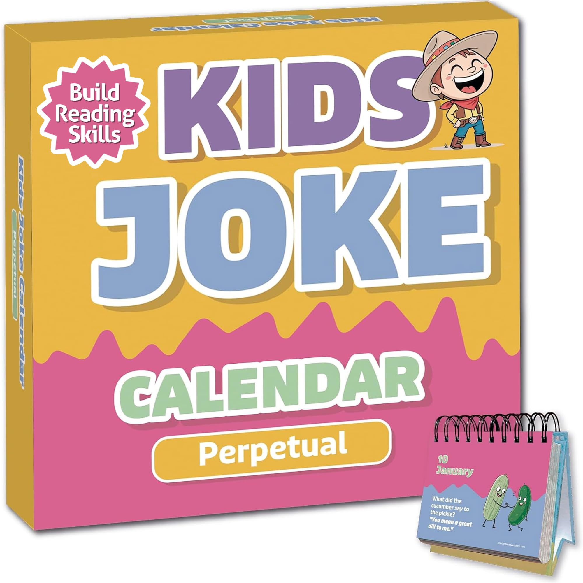 Charlie's Treasures - Calendario Perpetuo De Bromas Para Niños, Diversión Diaria Año Tras Año