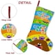 thumbnail image 5 of Hey Duggee Tema: Calcetines de Navidad, fino lino blanco para colgar en escaleras y chimenea, decoración navideña para el hogar, regalo de Navidad.54cm×38cm, 5 of 5