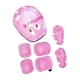 thumbnail image 4 of 7 piezas/juego de casco de bicicleta para niños, casco de patín con rodilleras, coderas y muñequeras, casco de patineta para adolescentes para niñas p Rosa, 4 of 5