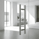 thumbnail image 3 of Manillón doble acero inox 100 cm puerta madera y cristal #6, 3 of 3