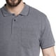 thumbnail image 5 of Polera Hombre Piqué Melange Cuello Camisero Bolsillo Pecho, 5 of 7