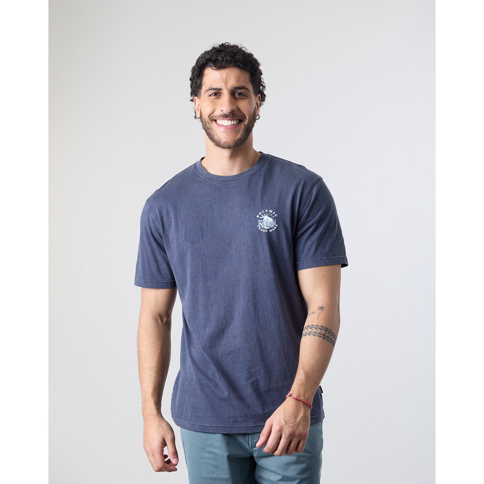 Polera Hombre Manga Corta Beach Xv1772 Polemic