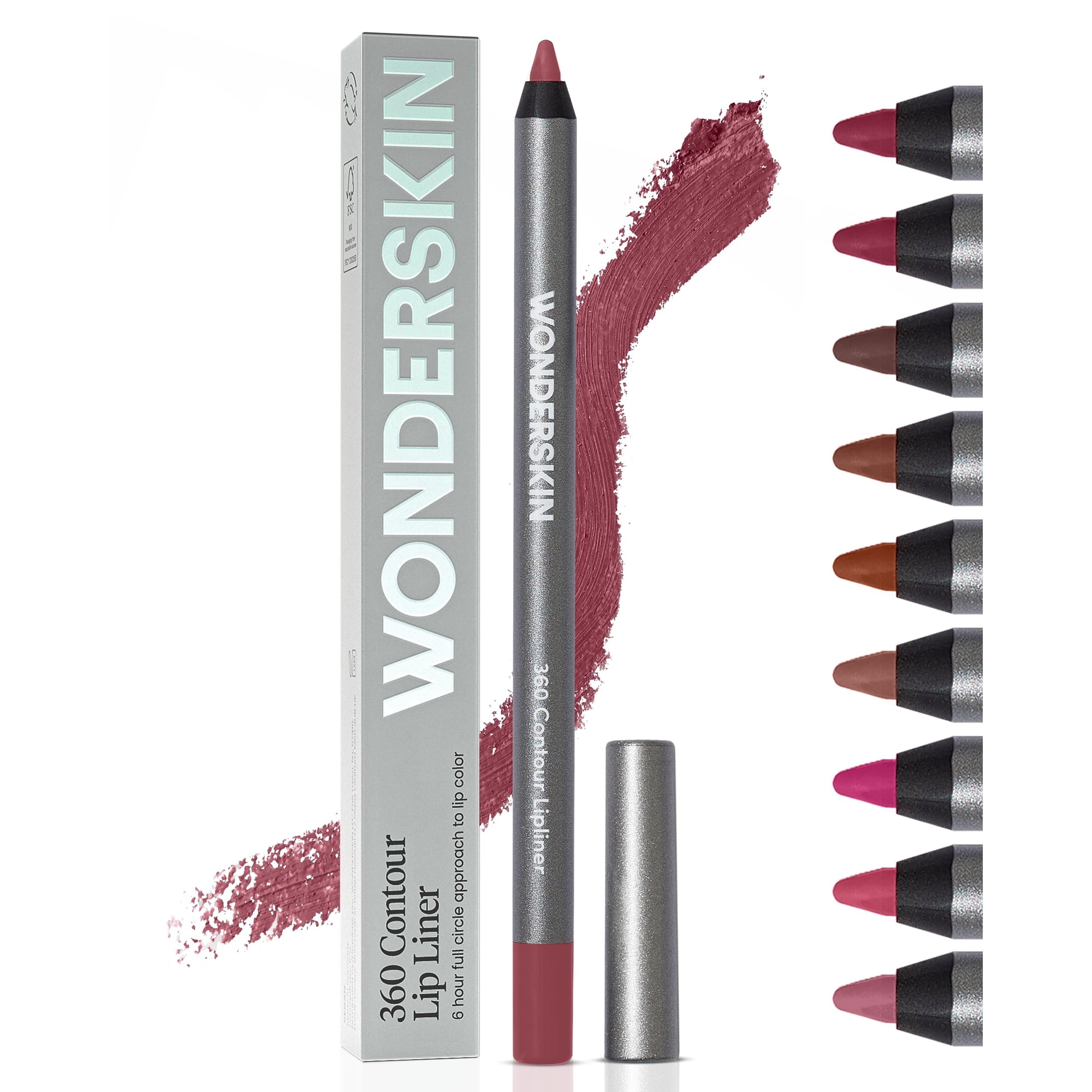 Lápiz Delineador De Labios Wonderskin 360 Contour Long Lasting Nude
