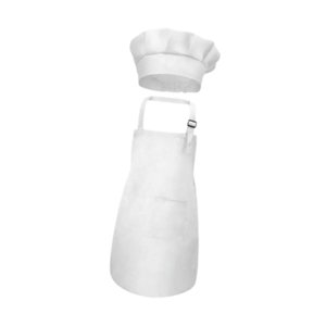 Magideal - Delantal Para Niños, Delantal Para Niños, Conjunto De Sombrero De Chef, Delantal Artesanal Para Vestir, Escuela, Cocina, Jardín, Fotografía, Conjunto