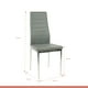 thumbnail image 4 of Pack de 4 Sillas Dining Liana con patas cromadas - Gris, 4 of 4
