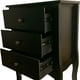thumbnail image 4 of Velador Dormitorio Imperia 3 Cajones Negro, 4 of 4