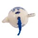 thumbnail image 5 of Set de adornos Kurt Adler, tetera azul Delft de porcelana, x3, 5 of 6