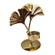 thumbnail image 3 of Candeler Single Head Metal Candlestick Para Comedor Aniversario De La Casa Ginkgo Forma, 3 of 5
