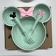 thumbnail image 1 of Set Of 3 Butterfly Bowls For Children, 4-Section Lightweight And Durable Meal Set With Separated Compartments For Toddlers And Infants, Dishwasher Safe And BPA-Free, Suitable For Kids, Toddlers, And A, 1 of 3
