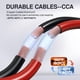 thumbnail image 3 of Cables de arranque Noone calibre 4 6 m 12 V/24 V de alta resistencia, 3 of 8