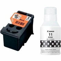 Kit Canon Cabezal Bh10 + Botella De Tinta Gi-11 Negro