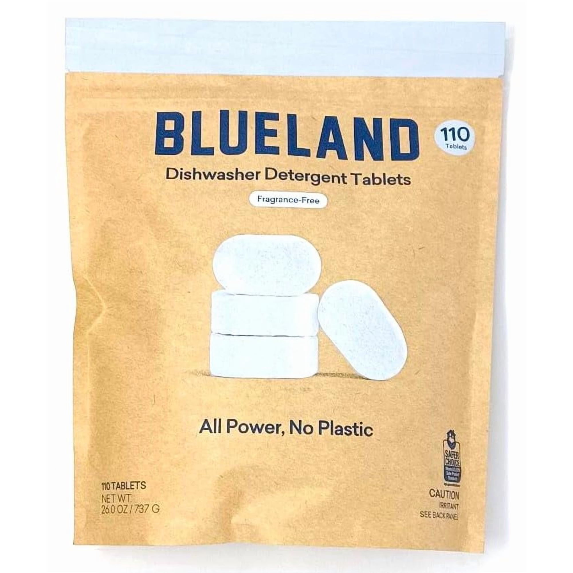 Detergente Para Lavavajillas En Pastillas Blueland, 110 Unidades, Sin Fragancia