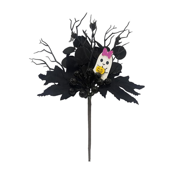 Adorno De Tallo Largo De Rama De Hoja De Arce Artificial Para Manualidades De Bricolaje Estilo De Jardín De Vacaciones E