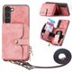 thumbnail image 5 of Funda Tipo Cartera con Correa Cruzada para Samsung Galaxy S23 Protección Contra Golpes Rosa, 5 of 6