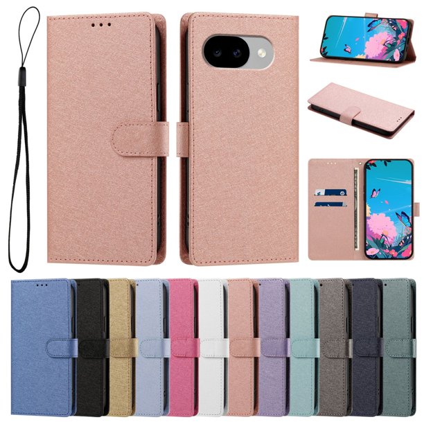 Cartera Protectora para Google Pixel 11A con Soporte, Rosa