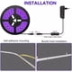 thumbnail image 2 of Cinta Led 12v Uv Negra Fluor Adhesiva 5mts Adaptador 220v, 2 of 3