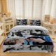 thumbnail image 1 of 3pcs Olivia Newton-John & John Travolta Themed Bedding Set Duvet Cover And Pillowcase Set Soft And Comfortable, 1 of 5