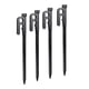 thumbnail image 2 of 4x 20 / 30cm Carpa De Acero Inoxidable Nail Spike Canopy Carpa Clavija Estaca 20cm Negro, 2 of 5