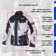 thumbnail image 3 of Chaqueta HWK Motorsports 600D Cordura CE Armor Todo el Año, 3 of 8