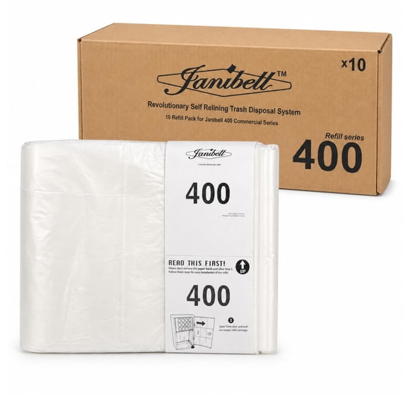 Paquete de 10 bolsas de residuos Janibell 300‑400 para serie 400