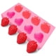 thumbnail image 1 of Molde para hornear fresas - Molde de silicona hecho a mano para hornear dulces y gelatinas - Molde de fresas para cupcakes infantiles - Molde de silicona de fresa para fondant para decoración de bizco, 1 of 7