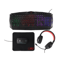 E4U Kit Gamer 4 En 1 Retroiluminado