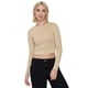 thumbnail image 1 of Polera Mujer Crop Manga Larga Beige Corona, 1 of 5