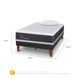 thumbnail image 3 of Cama Europea Curve New Ortopedic 1.5 Plaza Base Normal, 3 of 11