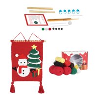 Bothyi - Kits De Ganchillo Navideños, Kits De Muñecos De Ganchillo Diy Colgantes Para Regalo, Patios, Porches, Tapiz De Muñeco De Nieve