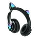 thumbnail image 1 of Auriculares Con Orejas De Gato Auriculares Para Juegos Con Iluminación RGB Para Teléfonos PC Tablet Negro, 1 of 5