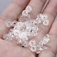 thumbnail image 3 of Clips transparentes para bandas de telar, 500 unidades de ganchos de goma para bandas de telar, kit de repuestos para conectores de bandas de telar, para manualidades, pulseras, conectores, tejidos, c, 3 of 6