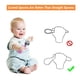 thumbnail image 5 of Juego de cuchara y tenedor para niños pequeños, cuchara para bebés, vajilla de autoalimentación para niños pequeños, tenedor y cuchara de acero inoxidable, 5 of 5