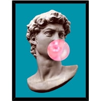 Genérico - Cuadro Decorativo Escultura Apolo Moderno 3 Medidas 30X40 Cm